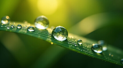 Water droplet on a leaf