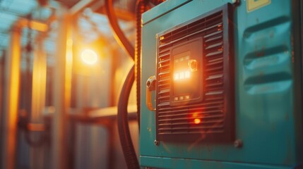 Generator: A device that turns mechanical energy into electrical power, commonly used as an emergency backup during outages.
