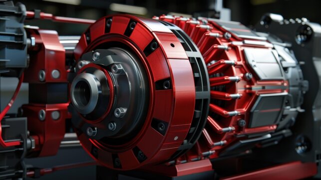 Electric Motor: A machine that changes electrical energy into mechanical energy, powering appliances and machinery in industrial settings.
