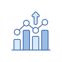 Growth vector icon