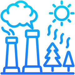Thermal Pollution Icon