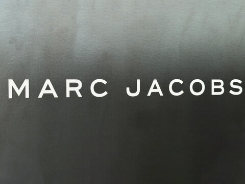 İzmir,Turkey-Oct.4th 2024: Marc Jacobs company brand logo close up