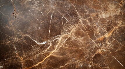 Brown marble texture with veins.