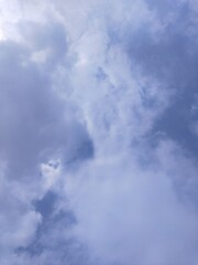 blue sky with clouds