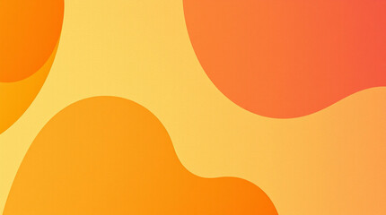 Abstract Orange and Yellow Gradient Shapes