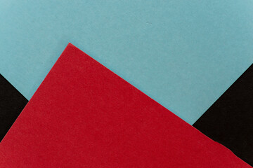 赤色と青色と黒色の背景