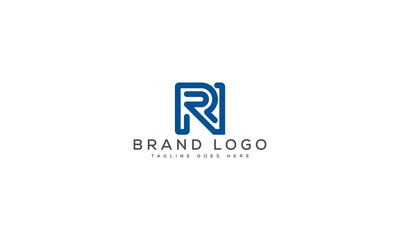 letter NR logo design vector template design for brand.