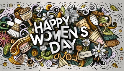 Fototapeta premium happy women's day background