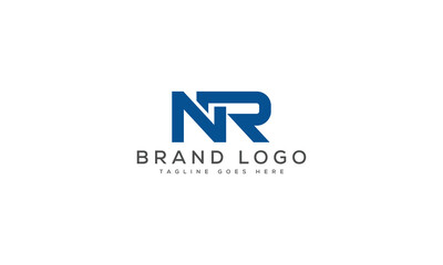 letter NR logo design vector template design for brand.