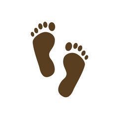 Footprints Travel Sticker