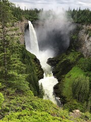 Waterfall in forrest 