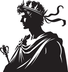 Stoic King Vector Illustration 7