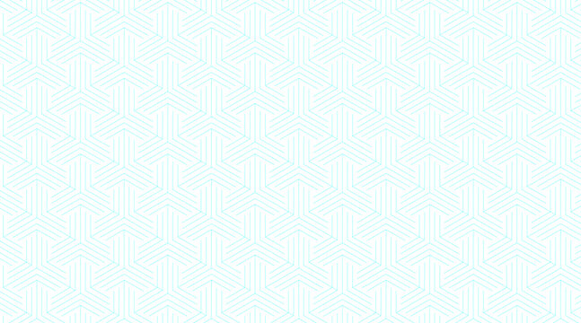 Geometric pattern design with hexagonal vector shape | Seamless pattern for texture, fabric, banner, poster, presentation, flyer, decorative use | Minimal abstract background with light colour 