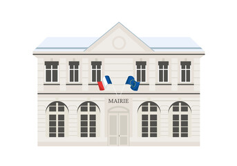 Mairie : b&acirc;timent o&ugrave; se tient l'administration municipale (dans certaines villes, on dit aussi H&ocirc;tel de ville ou Maison commune).