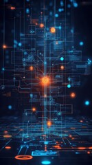 AI-powered optimization chart showing business process improvements