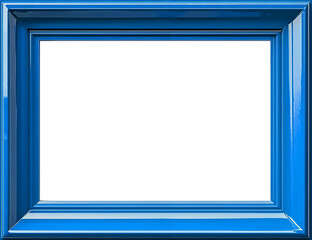 Blue photo frame, Colored Frame, Picture frame