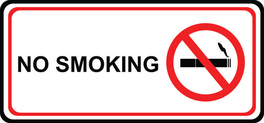 No smoking board design