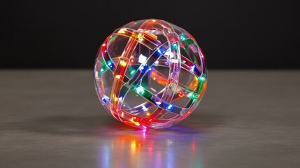 Colorful Light-Up Ball Decorative Sphere for Party or Celebration