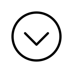 Chevron Down Circle Icon