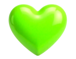 The Valentine's Day heart template is isolated