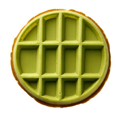 Gourmet Matcha Waffle with Creamy Green Tea Flavor