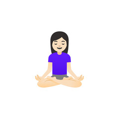 Meditating Person Emoji
