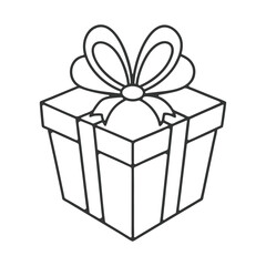  Merry christmas Gift box silhouette vector illustration design icon image. Vector isolated elements. Christmas gift logo icon symbol. Eps10