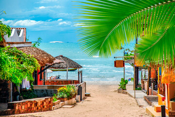 Jericoacoara is a virgin beach hidden behind the dunes of the west coast of Jijoca de Jericoacoara, Ceará, Brazil