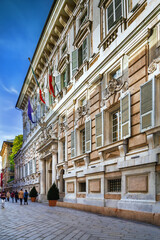 Naklejka premium Palazzo Doria Tursi, Genoa, Italy
