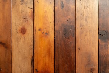 Fototapeta premium Wooden floor with varied tones showcasing natural grain patterns and textures in warm hues