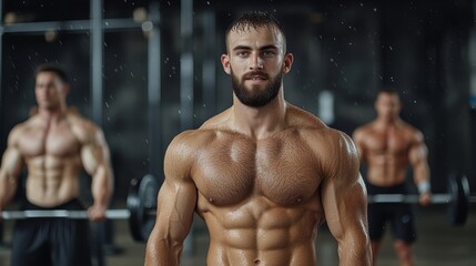 Bearded Man Embraces Fitness Journey