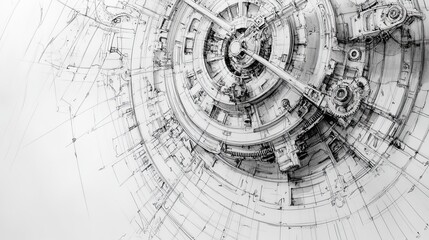 Obraz premium Masterpiece of Mechanics: A Glimpse into Horological Art