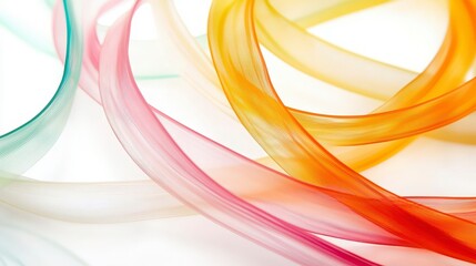 Abstract Colorful Ribbons