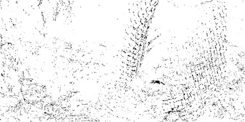 Grunge black and white seamless pattern. Monochrome abstract texture. Abstract dirty or scratch aging effect. Dusty and grungy scratch texture material or surface. 