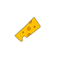 cheese slice vector
