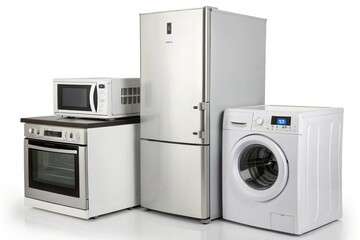 Fototapeta premium Food isolated on white background