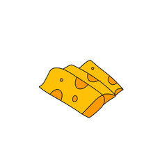 cheese slice vector