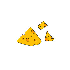 cheese slice vector