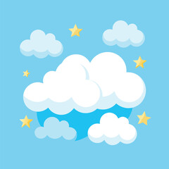 Soft and Dreamy Clouds in a Peaceful Atmosphere