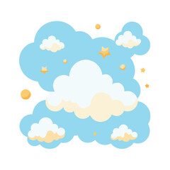 Soft and Dreamy Clouds in a Peaceful Atmosphere