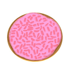 Pink sprinkle Martabak mini Indonesian pancake