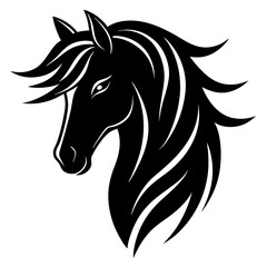 horse head silhouette