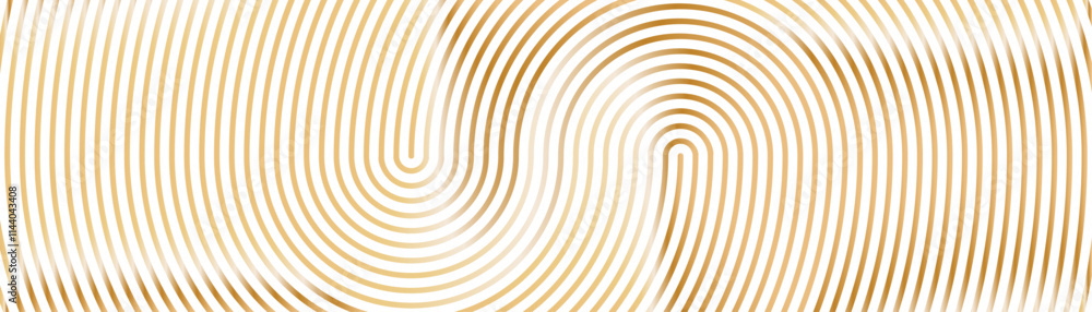 Poster abstract gold line pattern with modern wave shapes. art deco style background . flat vector illustra