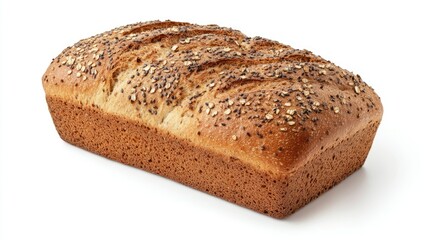 Whole grain bread topped with seeds showcasing healthy and nutritious food options for a balanced diet and wholesome eating.