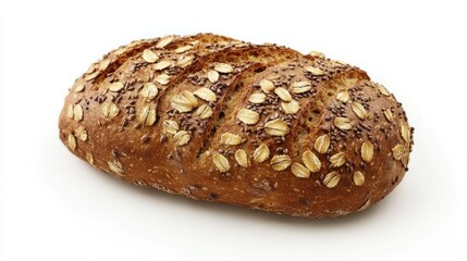 Whole grain bread with seeds baked for health benefits and nutrition ideal for a wholesome diet and culinary recipes
