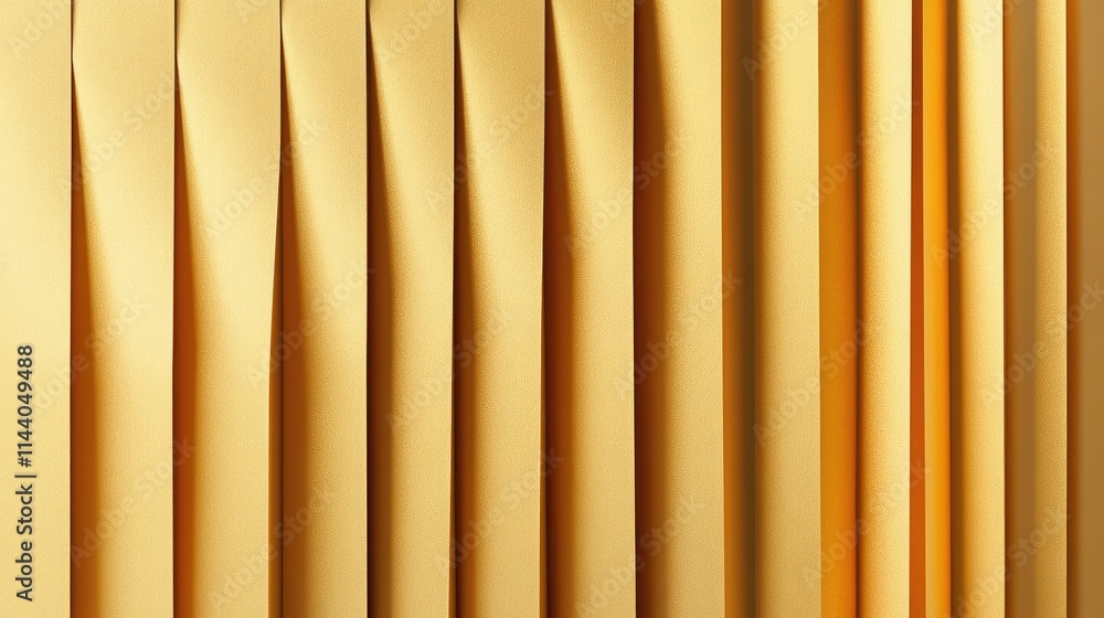Poster elegant gold paper texture with intricate folds creating a luxurious background for design projects 