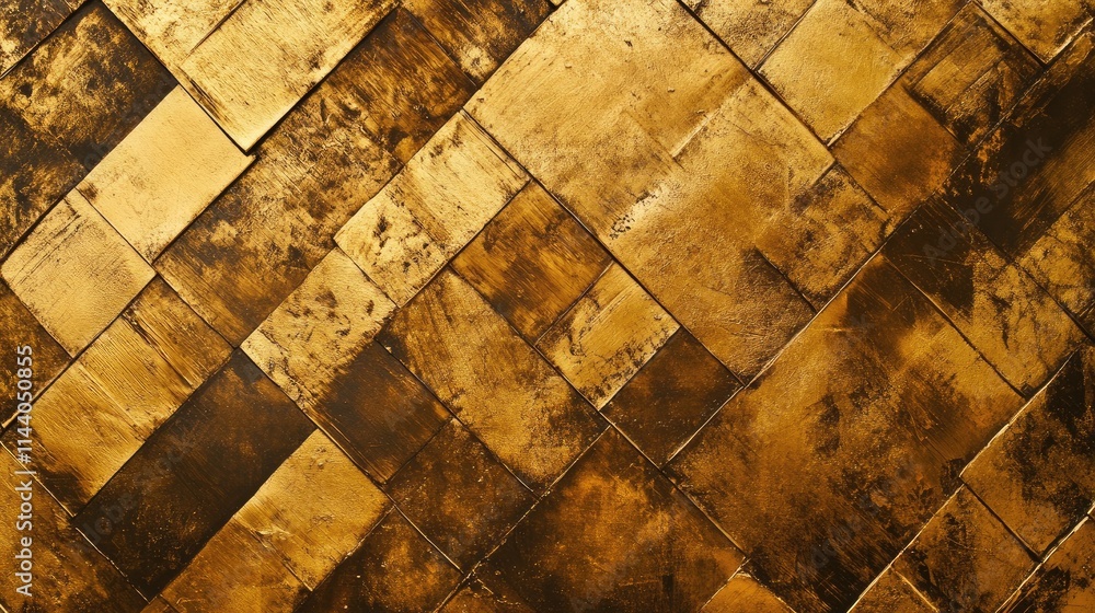 Poster elegant golden diagonal pattern texture with an abstract design creating a luxurious and sophisticat