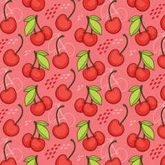 Lovely Cherry Patterns with Cute Designs