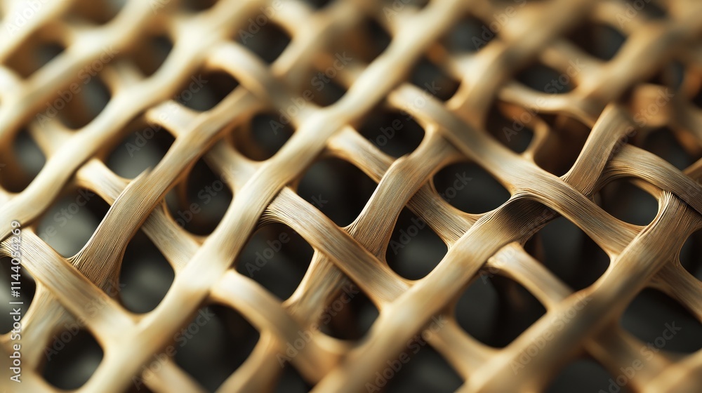Poster bamboo weave texture close up showcasing intricate handcrafted patterns ideal for natural design bac