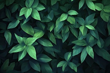 Abstract green leaf texture, providing a natural background with tropical foliage.